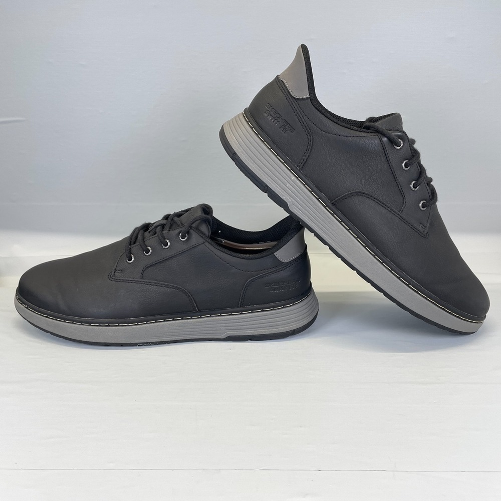 Skechers Hands Free Swift Fit Shoes Mens Size 11 Black Lace Up Casual Sneakers - Picture 6 of 10